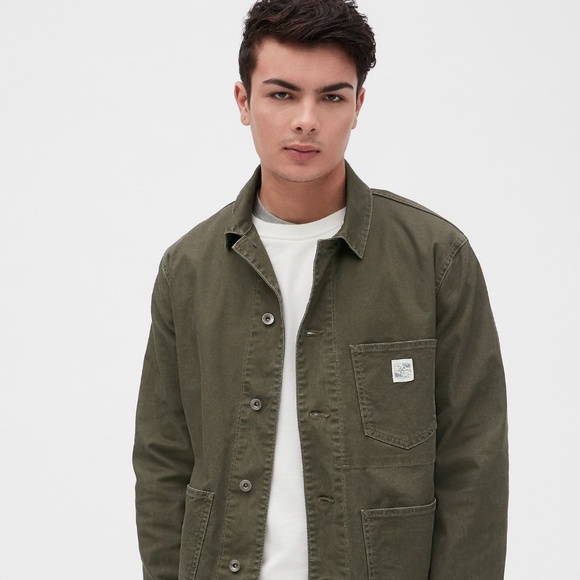 gap mens chore jacket